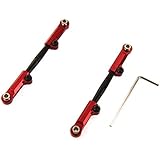 Atomik RC Alloy Rear Camber Link, Red fits the Traxxas 1/10 Stampede and Other Traxxas Models - Replaces Traxxas Part 3641A