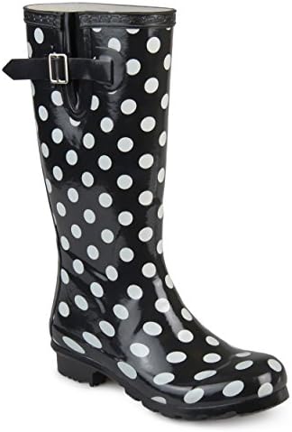 Womens Patterned Rubber Rain Boots