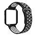 Fitbit Blaze Bands with Frame, Simpeak Soft Silicone Sports Band Strap with Metal Frame for Fit bit Blaze Women Men, Small & Large (5.5