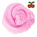 COKIME Cloud Slime, 8 OZ Pink Jumbo Cotton Candy Snow Slime with Charm, Stress Relief Toy for Girls and Boys