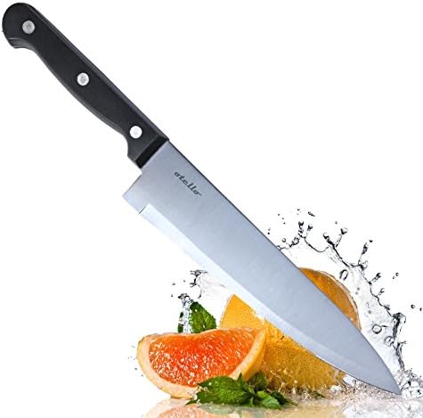 Otello Classic Chef's Knife with Black Handle - 12 Inch