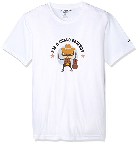 D'Addario Cello Cowboy T-Shirt, Medium