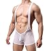 YiZYiF Men's Jockstrap Bodysuit Soft Thin Freestyle Wrestling Singlet Underwear