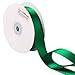LaRibbons 1 Inch Wide Double Face Satin Ribbon - 25 Yard (587-Forest Green)