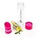 Acquablend Premium 24oz Twist Top Fruit Infuser Water Bottle. Create Your Own Naturally Flavored Fruit Infused Water, Juice, Iced Tea & Sparkling Beverages. Ideal for Your Office and Home. (Pink)