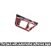 YUECHI Carbon Fiber Style for Alfa Romeo Giulia 2017-2018 ABS Plastic Car Interior Electronic Handbrake Decoration Cover Trim Accessories
