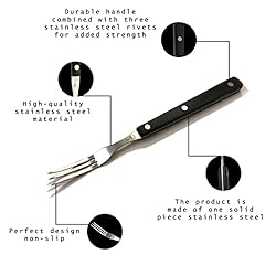 WALLFARM Stainless Steel Granny Fork, 3-Tines, Meat