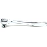 Wright Tool 2426 Ratchet, 1/4 Inch Drive, Contour Grip Handle, Minimal Arc Swing, Precision Machined Forged Steel, Heat-Treated, Made in USA