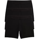 TomboyX No Fly Boxer Briefs Underwear With Flat Front for Women, 6&rdquo; Inseam, Cotton Blend, Gender Neutral Boy Shorts Panties