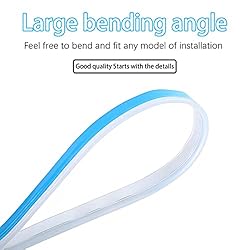 Car LED Headlight Strip Lights, Exterior Dual Color