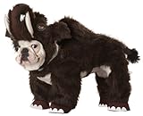 Animal Planet Wooly Mammoth Dog Costume, X-Small, Brown