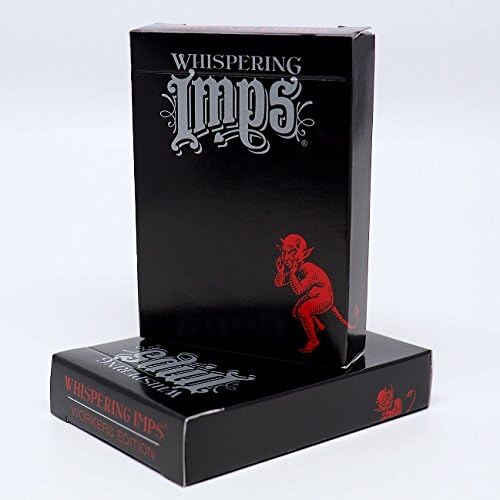 Whispering Imp Playing Cards (Black) Limited Workers Edition Deck by USPCC