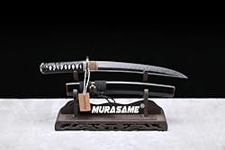 MURASAME Tanto Sword L6 Steel Choji Hitatsura Hamon