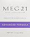 MEG 21 Smooth Radiance Advanced Formula. Clinically proven. Oz airless pump. For skin aging’s toughest challenges. Repairs and firms for mature women and men face, jowls, neck and décolletage., Purple, 1.7 Oz