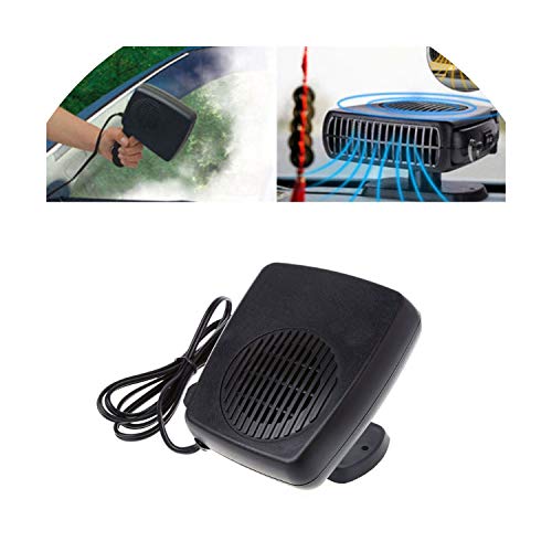 2 in 1 Auto Car Portable Ceramic Heating Cooling Heater Fan Defroster Demister DC 12V