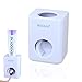 YamaziHD Automatic Dustproof Toothpaste Dispenser with Super Traceless Sticky, Hands Free Dust-Proof Toothpaste Squeezer Kit