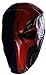 Rubie's Men's Arkham City Death Stroke 3/4 Vinyl Costume Mask, As Shown, One Size US