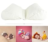 M&G House Newborn Photography Butterfly Posing Pillow Basket Filler Wheat Baby Photo Prop 2 PC White
