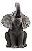 Ebros Ruby The Elephant Sitting Pretty with Trunk Up Large Statue 17