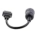 Dolity Truck 9 Pin to 16 Pin OBD2 Interface Scanner Code Reader Diagnostic Adapter Cable