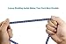 iPhone Cable - Aonsen 3Pack 6FT Extra Long Nylon Braided Charging Cord Charger, Lightning to USB Cable for iPhone 7, 7 Plus, SE, 6s, 6, 6 +, 5, 5s, iPad Air / Mini, iPod (Blue & White)