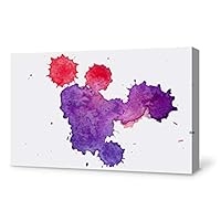 Canvas Wall Art Splash Ink Canvas Prints Home Artwork Decoration for Living Room,Bedroom - 12x18 inches