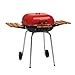 Americana Swinger Charcoal Grill with Two Side Tables, Red
