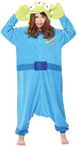 Amazon Sazac サザック フリース着ぐるみ エイリアン リトルグリーンメン コスプレ 仮装 通販