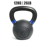 Kettlebell Kings | Powder Coat Kettlebell | Designed for Grip Strength, Durability & Lifetime Use