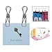 80pcs Stainless Steel Clothes Pins, Lystaii Utility Clips Hooks Clothespin Clothesline Clip 2.2inch for Outdoor Indoor Drying Home Laundry Office Cord Clothespins Kitchen Tools Fastener Socks Scarfs