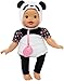 Little Mommy Dress Up Cuties Panda Doll