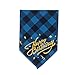 PUPTECK Dog Birthday Bandana Scarfs with Cute Doggie Birthday Party Hat
