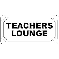 XCVBN CWSY Tin Metal Sign Teachers Lounge Out Home Decoration Thanksgiving Christmas Wall Art Stickers 8x12 inches