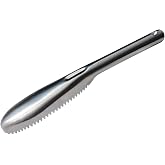 zhuohai Fish Scaler, 304 Stainless Steel Fish Scaler Remover, Sawtooth Fish Descaler Tool for Family Kitchen, Seafood Markets