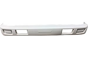 White Front Bumper Plastic (Compatible with Isuzu NPR NPR-HD NQR NRR, Compatible with GMC W3500 W4500 W5500)