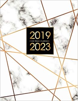 2019-2023 Five Year Planner: Elegant Marble, 60 Months Calendar, 5 Year Appointment Calendar, Business Planners, Agenda Schedule Organizer Logbook and ... (5 Year Monthly Planner 2019-2023) (Volume 5)