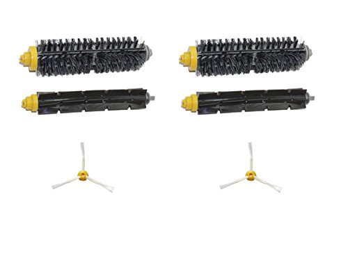 CIMC LLC iRobot Roomba 600 and 700 Series 760 770 780 3-Armed Side Brushes&Flexible Beater Brush&Bristle Brush