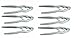 6 inch nut cracker and lobster opener, chrome plated zinc alloy (2-Pack of 6)