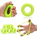 Finger Stretcher Hand Resistance Grip Silicone Rings Bands Hand Extensor Set Strength Trainer For Golf Grip, Guitar Finger, Forearm Exercise, Cycling, Climbing, Prevention And Rehab-2 Pcs