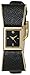 kate spade new york Women's 1YRU0899 Kenmare Gold-Tone Stainless Steel Watch with Black Leather Band