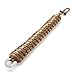 X-Plore Gear Survival Paracord 550 Bracelet with Fire Starter, Tinder, Scraper | Durable Parachute Nylon Snug Fit | Build Shelter, Catch Food | for Emergencies, Traveling (Brown)