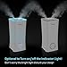 iSPECLE Cool Mist Humidifier, Upgrade 2.5L Filter Free Ultrasonic Humidifiers for Bedroom, Auto Shut Off Baby Humidifier Quiet Nursery Humidifier Easy Top Fill/Clean, Light for Babies Kids Room Home
