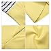 MISSKY Women's Open Back Sleeveless Sexy Hollow out Slim Fit Black White Stripe Casual Cocktail Cute Mini Swing Dress (M, Yellow)