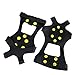 Weanas® Ice and Snow Traction Cleats Universal Slip-on Stretch fit Snow Ice Spikes Crampons