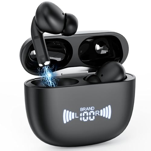 Efotiml Language Translator Earbuds Real Time, 2025 Upgraded 144 Languages Real Time Translator Earbuds, Translation Headphones Wireless Bluetooth, Ai Translating Headphones APP Translation (Black)