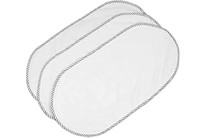 ROXANEPIG 3 Pack Baby Waterproof Changing Pad Liners, 24 x 12 Inch Reusable Baby Changing mats, Washable Reusable Flannel Cot
