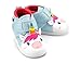 ikiki Unicorn Squeaky Shoes for Toddlers w/Adjustable Squeaker, Light Blue Girl or Boy Shoes (Size 3, Duchess Bubblegum Sparkles)