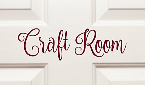 CRAFT ROOM 12" x 3.5" Vinyl Decal Sticker - Art Sewing Painting - 20 COLOR OPTIONS - GOLD