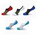 No Show Socks Cotton Hidden Low Cut Athletic for Running Men 5 Pack by Habiter