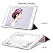 ULAK iPad Mini 4 Case, iPad Mini 5 Case Clear with Design, Slim Lightweight Smart Shell Stand Cover with Translucent Frosted Back Protector for iPad Mini 5/Mini 4, Rose Gold(Auto Wake/Sleep)